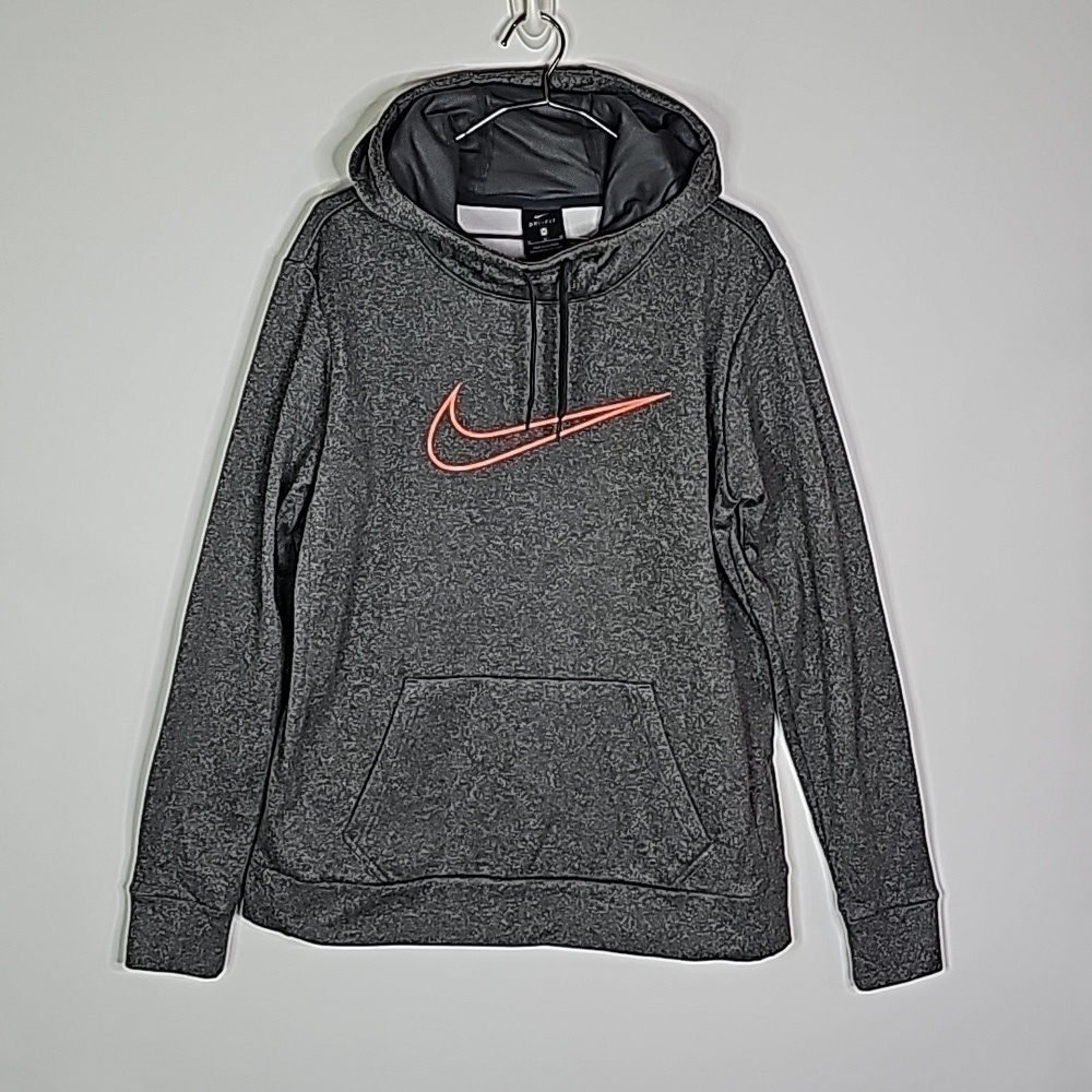 Nike drifit medium gray hoodie